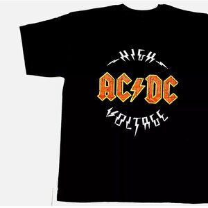 ACDC High Voltage T-shirt AC/DC Classic Hard Rock Band Tee Shirt